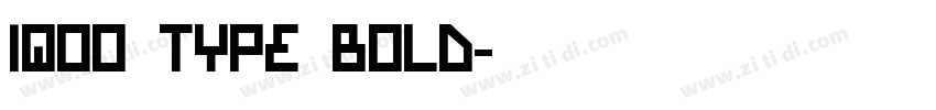 iQOO type Bold字体转换